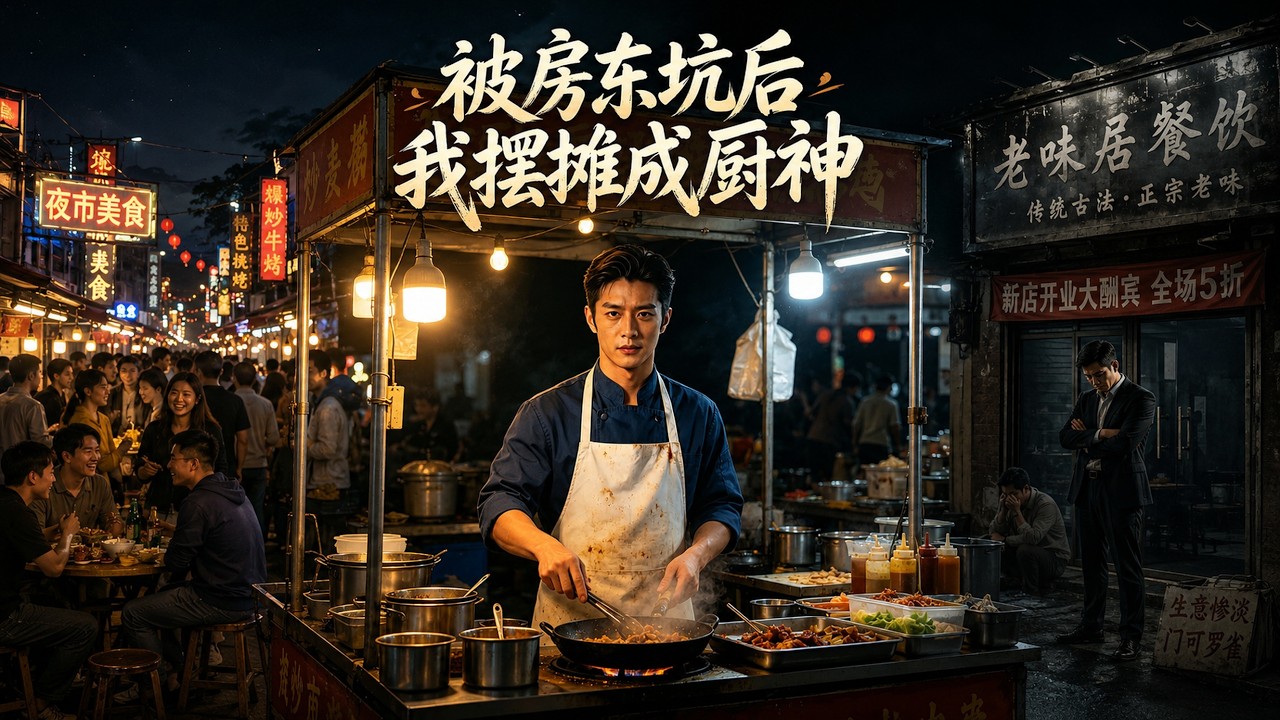 被房東坑後我擺攤成廚神