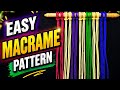 Easy Macrame Pattern for Beginners | Step by Step Tutorial | DIY Wall Hanging