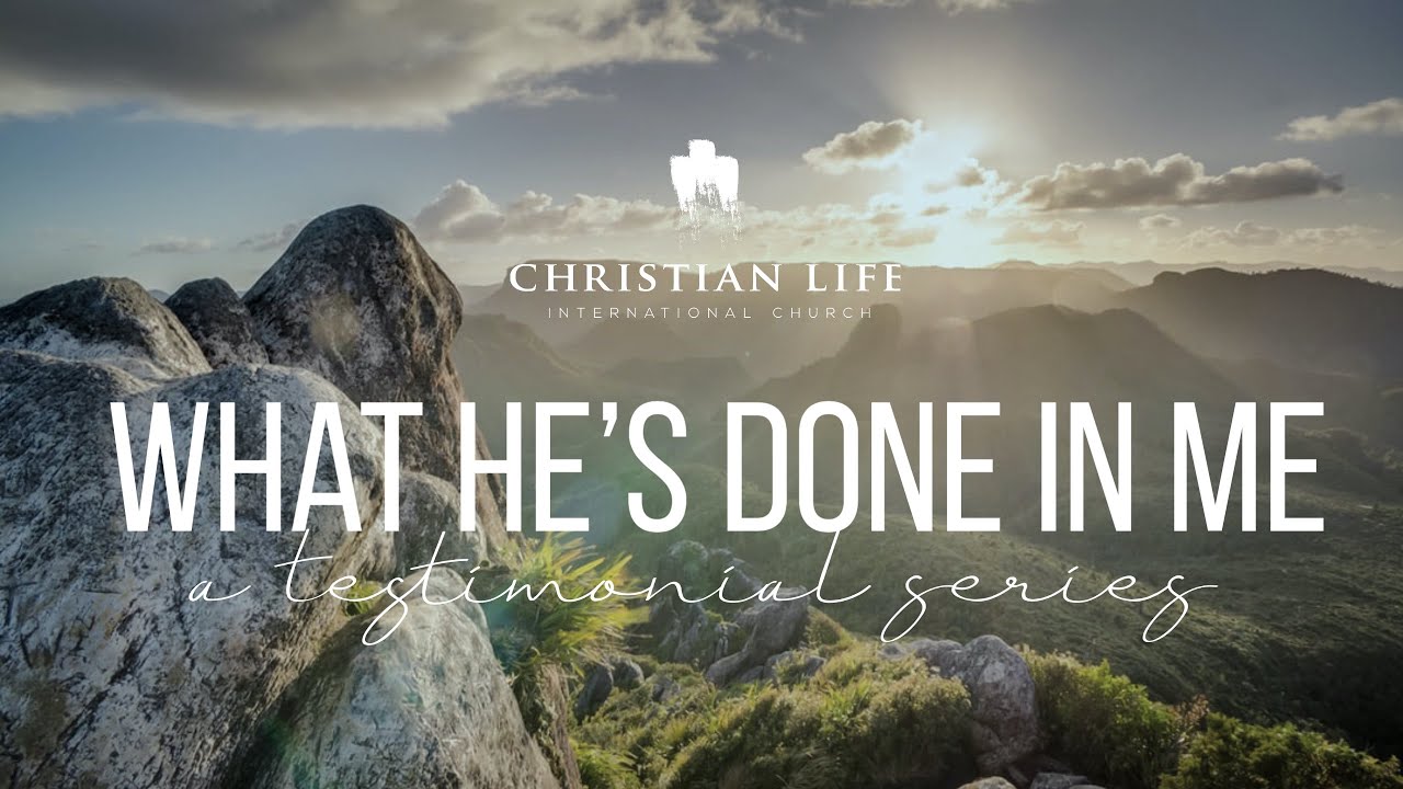 Thursday August 27 - “What The Lord Has Done In Me”