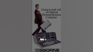 The First Portable Computer Osborne One