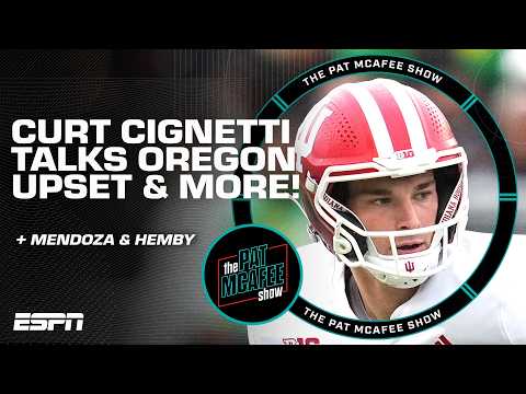 Curt Cignetti talks Oregon upset, Roman Hemby, transfer portal success & more! | The Pat McAfee Show