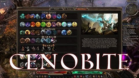 Grim Dawn - CENOBITE - Active Skills [Dawn of Masteries Mod]