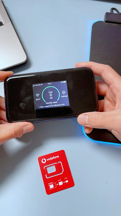 Vodafone UK 5G Mobile Hotspot Unboxing!! #Shorts