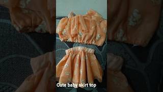 #fashion #cute baby skirt top#