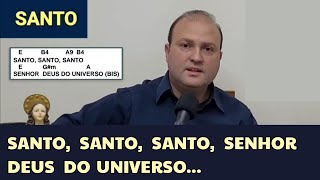 Video-Miniaturansicht von „SANTO SANTO SANTO SENHOR DEUS DO UNIVERSO Cifra Canto LITÚRGICO (Amor e Adoração 2)  TEMPO COMUM“