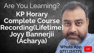 KP Horary Full Complete Course