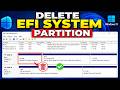How To Delete EFI System Partition (ESP) on Windows 11