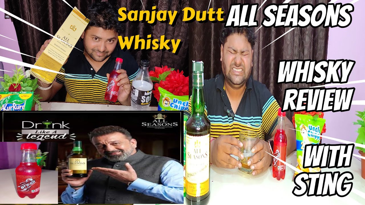 All Seasons Whisky Review With Sting Energy Drink Cocktail l Sanjay