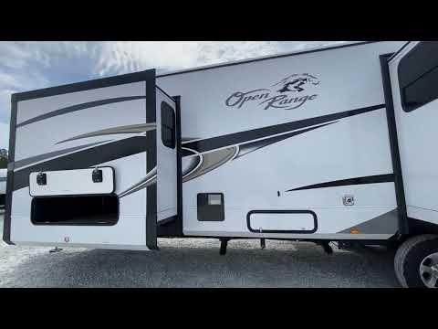 50 AMP, 2 AC'S, 3 SLIDE TRAVEL TRAILER - 2023 Highland Ridge Open Range 322RLS