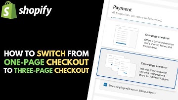 Shopify: How to Switch from One-Page Checkout to Classic Three-Page Checkout