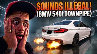 This BMW 540i Sounds ILEGAL after this ONE MOD!
