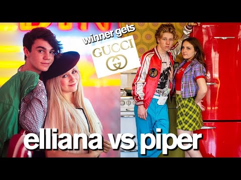 Piper vs Elliana Extreme  Couples Fashion Photo Challenge *Winner Gets Gucci*