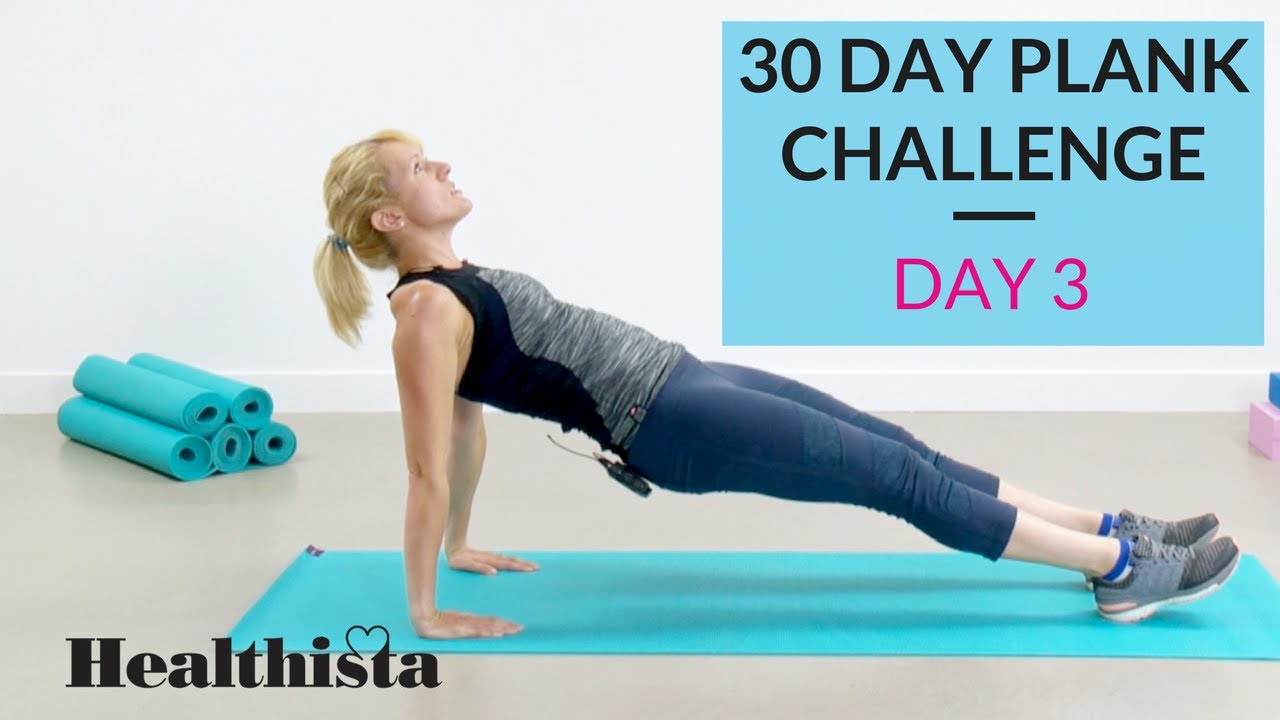 30 Day Plank Challenge Free Everyday Throughout August Only On Healthista Com