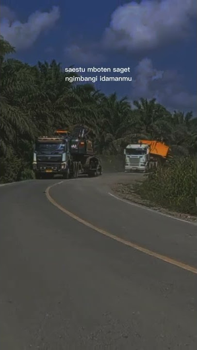 story wa truk trailer kalimantan