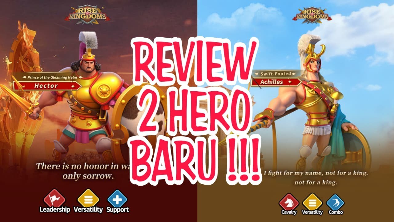REVIEW 2 KOMANDAN TERBARU ROK ACHILLES&HECTOR!!! CAVA AREA 5 INI GESSS ...