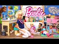 Barbie Baby Doll Goes to Preschool - Family Morning Routine