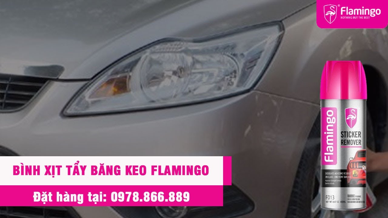 BÌNH XỊT TẨY BĂNG KEO STICKER REMOVER FLAMINGO CAR CARE | 0978866889