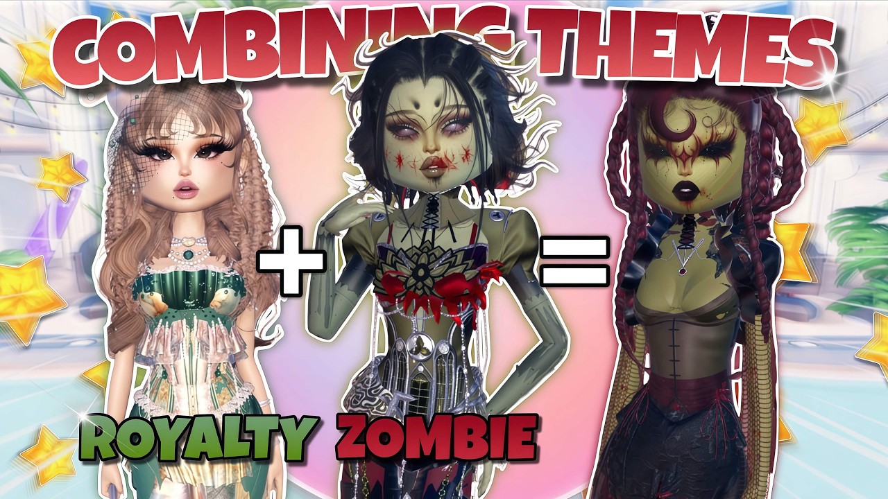 COMBINING *RANDOM THEMES* In Dress To Impress!! (Roblox)