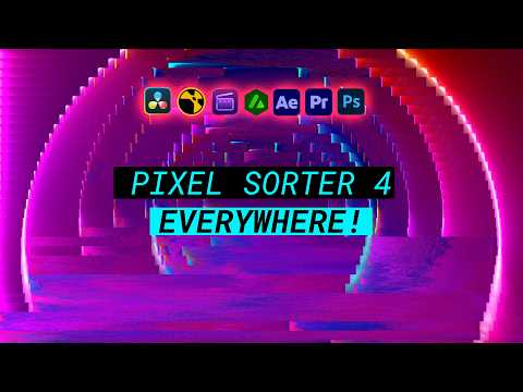 Pixel Sorter 4 for After Effects, Premiere Pro, Davinci Resolve, Nuke and Final Cut Pro