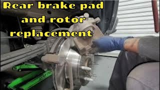 20142021 chevy silverado Rear brake pad and rotors replacement