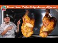 POLLOS COLGADOS 😱 Con la Medida de Sal Perfecta ! pollo al horno