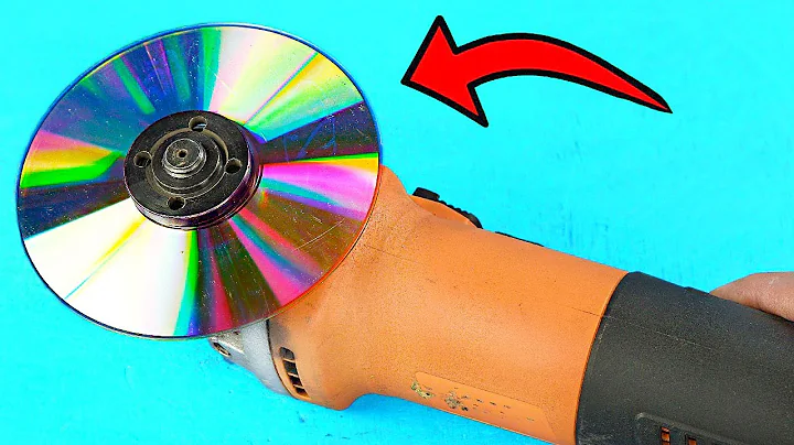 Why is it not Patented? Insert a Compact Disc into the Angle Grinder and be Amazed!