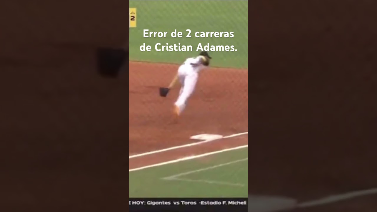 Error de 2 de Adames. 