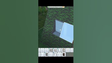 how to add a skylight to the side of your roof, like in an A Frame cabin - Sims 4 tutorial  #sims4