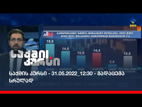 საქმის კურსი - 31.05.2022_12:30 - გადაცემა სრულად