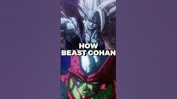 Beast Gohan was originally supposed to be demonic?!