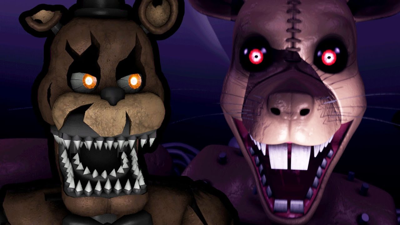 nightmare freddy plays five