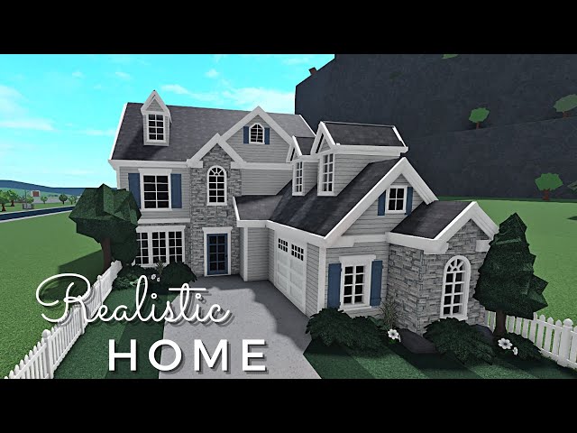 THE MOST REALISTIC HOUSE IN BLOXBURG #bloxburg #trending #fyp #fypage , realistic house bloxburg