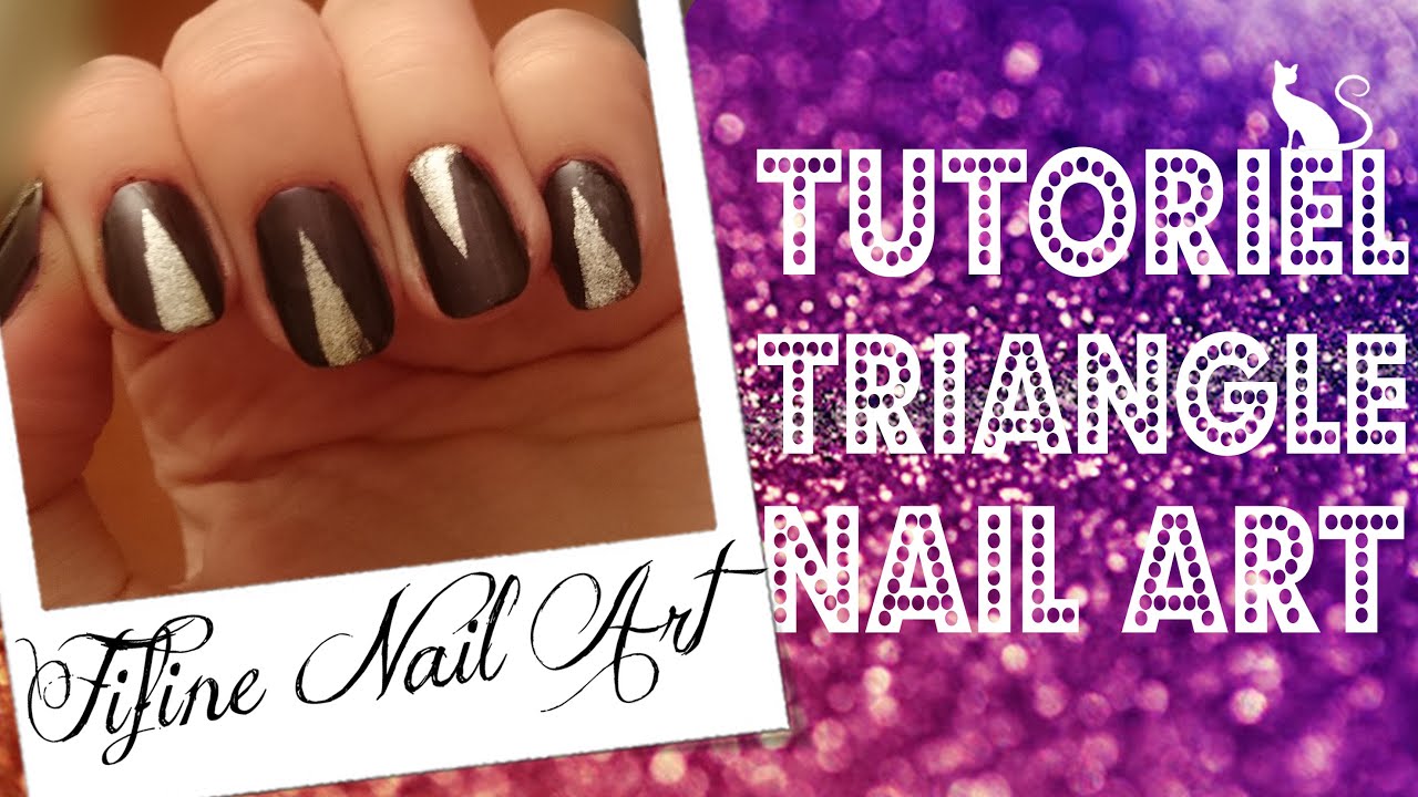 How to Create Glitter Triangle Nail Art - wide 2