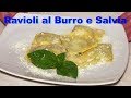 Ravioli Ricotta e Spinaci alla Salvia - Come Fare la Ricetta di Pasta