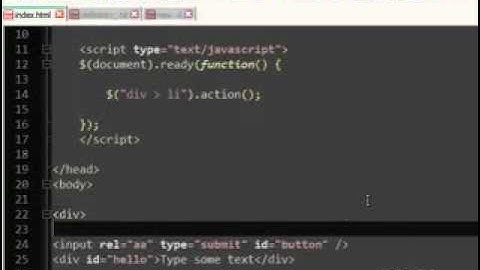Learn JQuery Tutorial 4 | Selectors