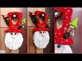 🎅Cómo Hacer un CUELGA PUERTAS NAVIDEÑO con Santa Claus🎅