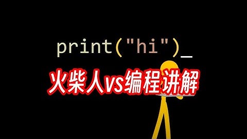 【漫士】火柴人vs编程详细解析！我觉得我在上python课（An Overanalysis of Animation vs Coding）