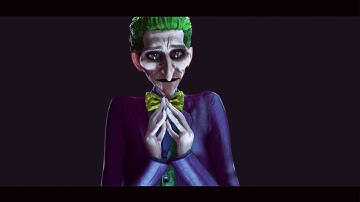 iC7 Real-Time Animation - Faceware Facial MoCap - The Joker - 1st Pass