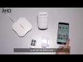 Smart Wireless W1 Alarm Setting With Phone Application