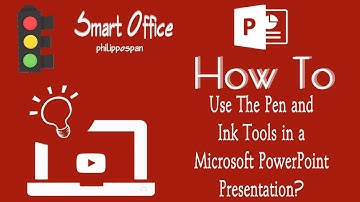How To Use The Pen and Ink Tools in a Microsoft PowerPoint Presentation?