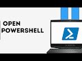 How to Open Powershell on Windows 10
