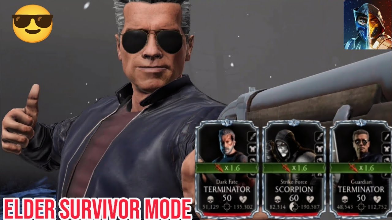 Double Terminator + Spec Ops Scorpion in Elder Survivor Mode | MK Mobile 2024