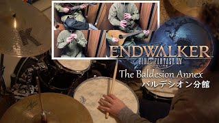 Final Fantasy XIV Endwalker and k-waves LAB: The Baldesion Annex (with drums) FF14暁月のフィナーレ「バルデシオン分館」