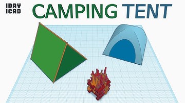 [1DAY_1CAD] CAMPING TENT (Tinkercad : Know-how / Style / Education)