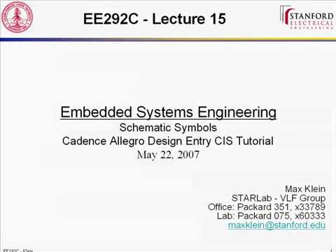 Cadence OrCAD / Allegro Design Entry CIS Demo Tutorial (Part 1) - YouTube