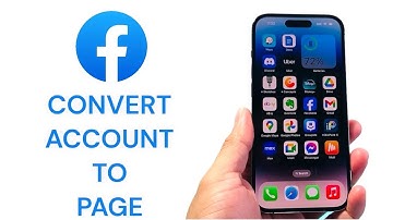 How to Convert Facebook Account To Page