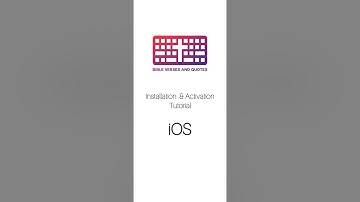 Bible Verses and Quotes - IOS - Installation and Activation (TUTORIAL)