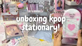 ✨🌷unboxing kpop stationary! - haul! #6 [asmr] (tiktok compilation) | minsbymon