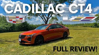 2022 Cadillac CT4-V Review // The Alternative to BMW M340i and Mercedes-Benz C43 AMG [4K]