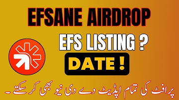Efsane Airdrop Listing || Efsane EFS Token Withdraw Date || Efsane New User Reward 